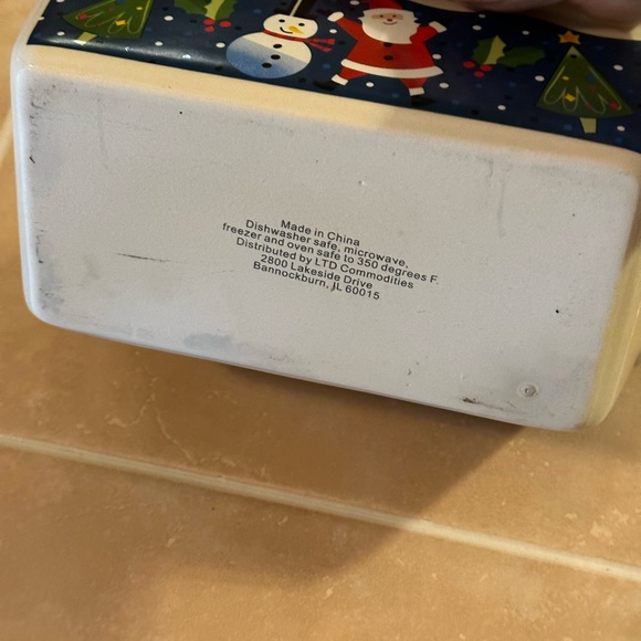 NWOT 2 Holiday Loaf Dishes - Picture 3 of 12